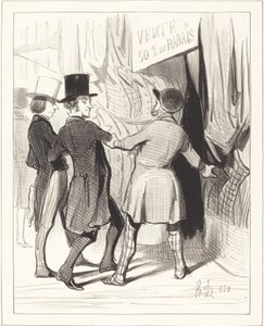 Syökää herrat... tässä on upeita... tekijältä Honoré Daumier