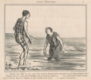 Mene mereen ilman pelkoa... tekijältä Honoré Daumier