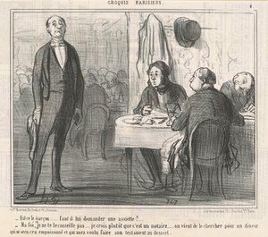Onko se poika? tekijältä Honoré Daumier