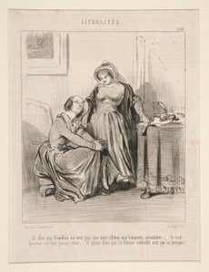 Ja sanoa, että Proudhon ei halua meidän menevän sosialistijuhliin tekijältä Honoré Daumier