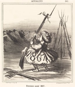 Joululahjat vuodelle 1867 tekijältä Honoré Daumier
