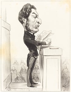 Eugene Rouher tekijältä Honoré Daumier