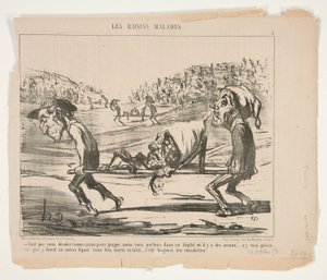 Et saa olla pahoillasi, köyhäni tekijältä Honoré Daumier