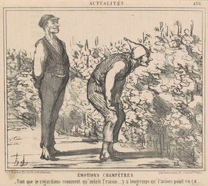 Täytyy katsoa kuinka rypäleet kypsyvät... tekijältä Honoré Daumier