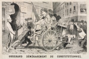 Perustuslaillisen järjestelmän suuri purkaminen tekijältä Honoré Daumier