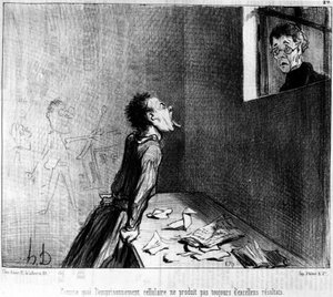 Kuinka eristysselli ei aina tuota erinomaisia tuloksia, sarja sarjakuvia professori ja Moutards of Honore Daumierista (1808-1879). “Charivari” tekijältä Honoré Daumier