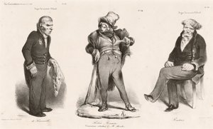 Huguet de Sémonville - Robert Macaire (Thiers) - Kreivi Roederer tekijältä Honoré Daumier