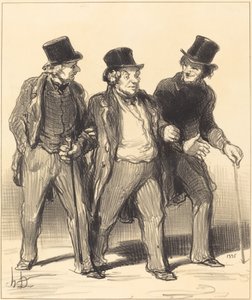 Minusta näyttää siltä, ​​että näen... koiran... ei kuonoa!... tekijältä Honoré Daumier