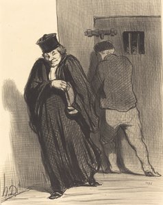 Näyttää siltä, ​​että kaverini on iso roisto... tekijältä Honoré Daumier