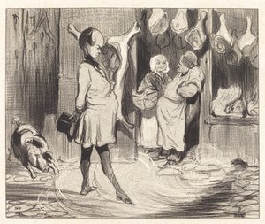 Matkavaikutelmia suuresta runoilijasta tekijältä Honoré Daumier
