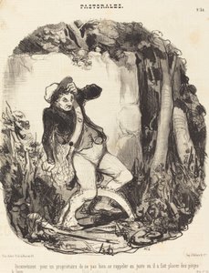 Huono puoli omistajalle, joka ei... tekijältä Honoré Daumier