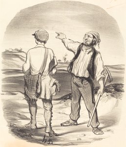 Näin jäniksen... kahdeksan päivää sitten! tekijältä Honoré Daumier