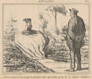 Haluaisin nähdä hurrikaanin... tekijältä Honoré Daumier