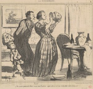 Luulen voivani sanoa itseäni imartelematta... tekijältä Honoré Daumier