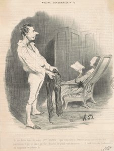 En välitä rouva Sandistasi... tekijältä Honoré Daumier