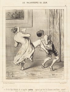 Olen jo kieltänyt sinua kutsumasta minua herraksi... tekijältä Honoré Daumier