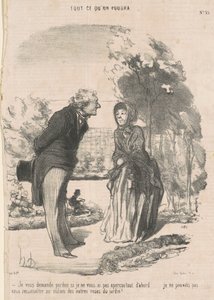 Pyydän anteeksi, jos en nähnyt sinua... tekijältä Honoré Daumier