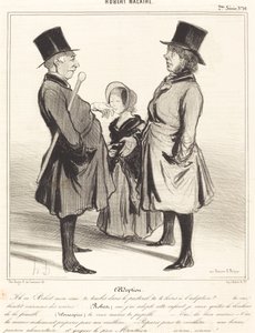 Adoptio - Ah! Robert, ystäväni... tekijältä Honoré Daumier