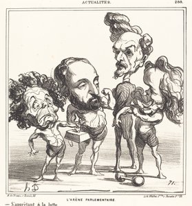 Eduskuntaareena tekijältä Honoré Daumier
