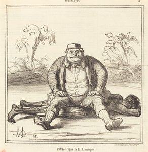 Ritarikunta hallitsee Jamaikaa tekijältä Honoré Daumier