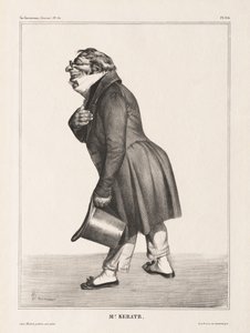 La Caricature, Pl. 314, Comte de. Keratry tekijältä Honoré Daumier