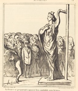 Ranska valmistautuu ohittamaan... tekijältä Honoré Daumier