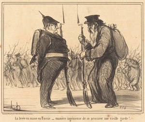 Mass Levy Venäjällä... tekijältä Honoré Daumier