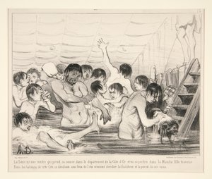 Seine on joki, joka on peräisin Cote d:n departementista tekijältä Honoré Daumier