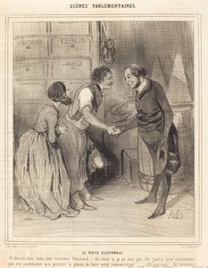Vaalivierailu tekijältä Honoré Daumier