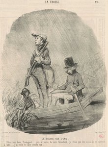 Metsästys vedessä tekijältä Honoré Daumier