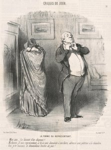 Edustajan vaimo tekijältä Honoré Daumier