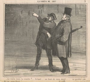 Näetkö komeetan? ... tekijältä Honoré Daumier