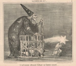 Saksalainen tähtitieteilijä vapauttaa... Ankan tekijältä Honoré Daumier