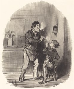 Filosofi Chiffonnier tekijältä Honoré Daumier
