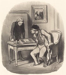 Onko tili oikea?... tekijältä Honoré Daumier