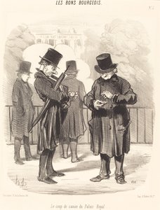 Le Coup de canon du Palais-Royal tekijältä Honoré Daumier