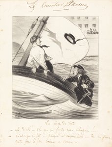 Tuulenpuuska tekijältä Honoré Daumier