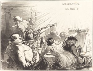 Baltazar-Véronin juhla tekijältä Honoré Daumier