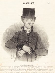 Kuvitteellinen sairas tekijältä Honoré Daumier