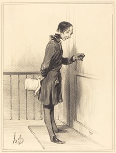 The Beggar at homefinnish tekijältä Honoré Daumier