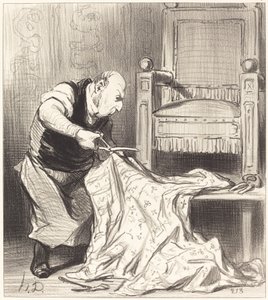 Uusi kruununpehmustaja... tekijältä Honoré Daumier