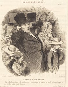 Saint-Cloud-messujen paluu tekijältä Honoré Daumier