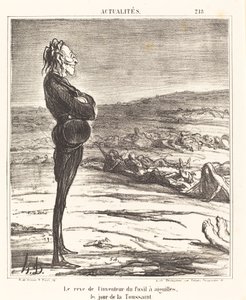 Neulapistoolin keksijän unelma... tekijältä Honoré Daumier