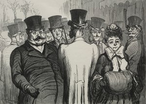 Italialaisten bulevardi. tekijältä Honoré Daumier