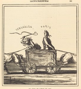 Valtion panssarivaunu vuonna 1871 tekijältä Honoré Daumier