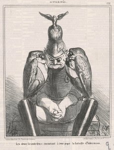 Kaksi suurherttua kertomassa ...Inkermannista tekijältä Honoré Daumier