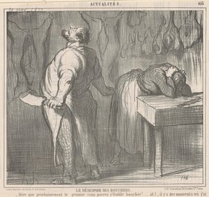 Teurastajien epätoivo tekijältä Honoré Daumier