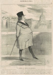 Kaikkien akatemioiden jäsen tekijältä Honoré Daumier