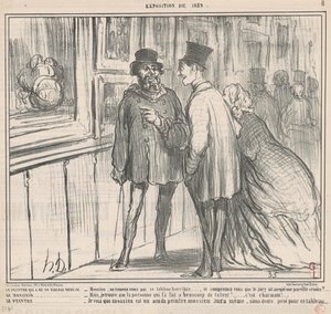 Maalari, jolla oli maalaus, kieltäytyi... tekijältä Honoré Daumier