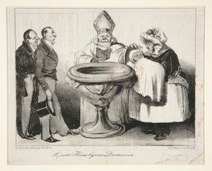 Pikku Thiers, kastettu? Doctrinaire (Young Thiers tekijältä Honoré Daumier